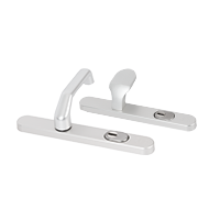 Bediening binnen en vaste greep buiten