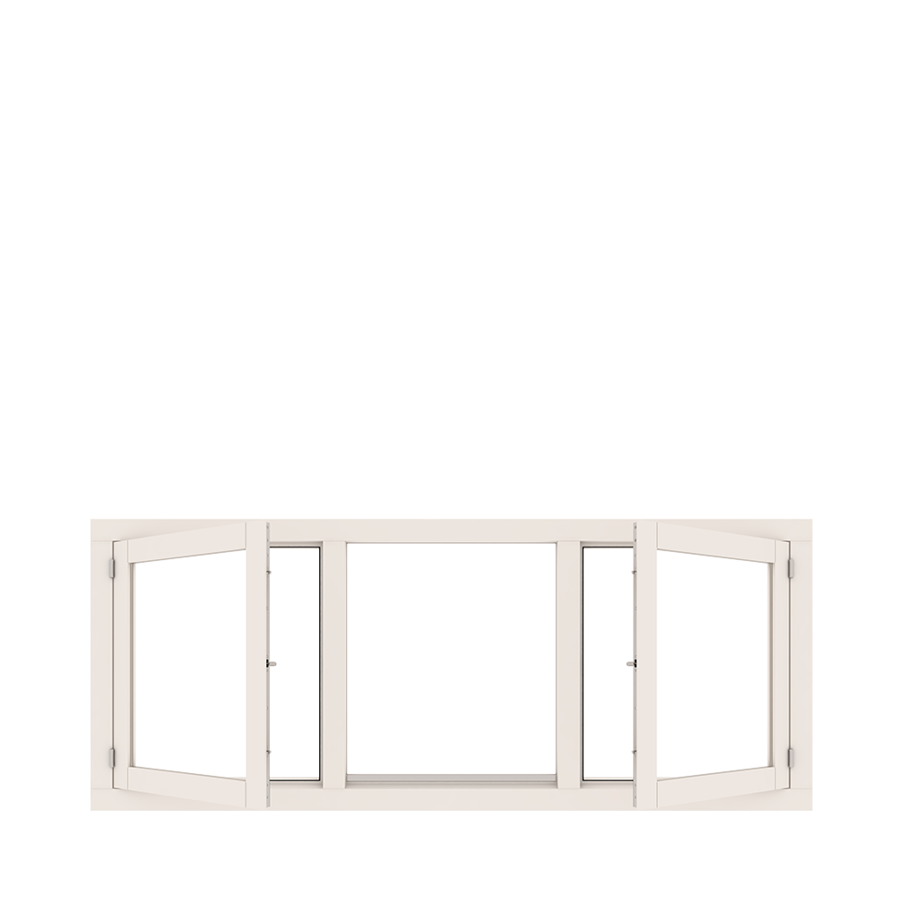 3-vaks-kozijn-met-2-draairamen-open