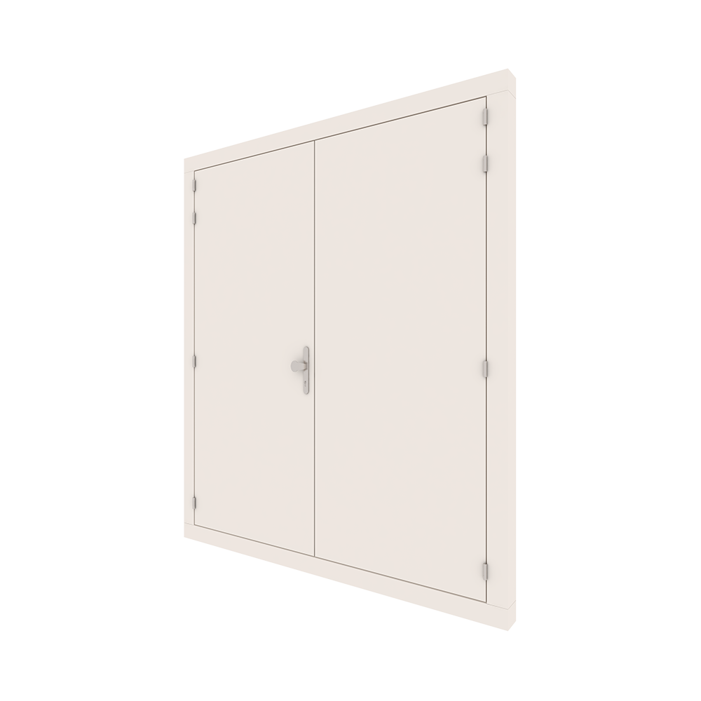 Dichte-garagedeur-glad-R