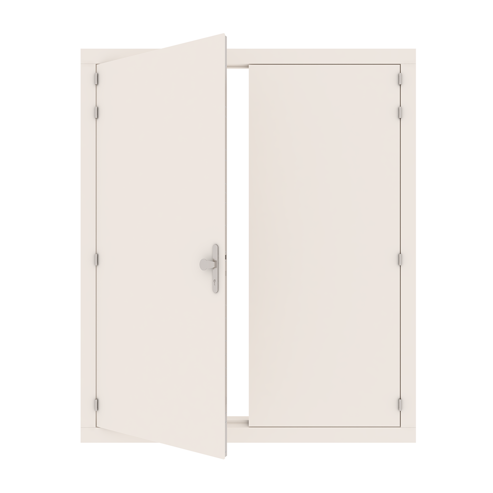 Dichte-garagedeur-glad-open