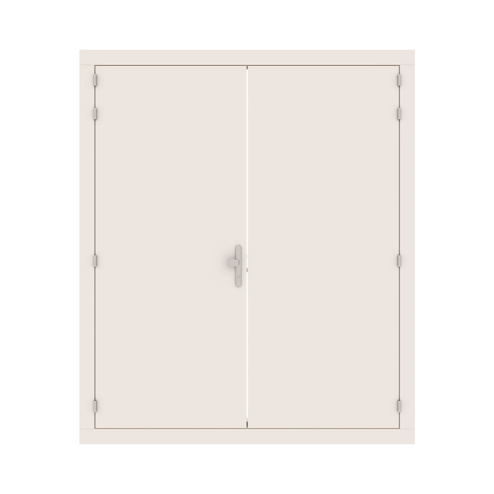 Dichte-garagedeur-glad