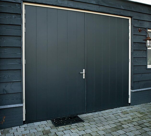 Houten garagedeur